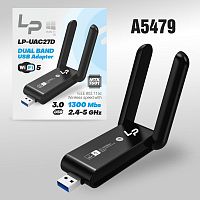 wi-fi usb адаптер lp-uac27d 2х диапозонный (1300mbps) usb3.0  фото