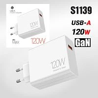 блок питания deespi de08, 5v / 120w , зарядное устройство с usb-a, белый цвет  фото