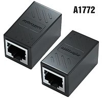 переходник-соединитель rj45   f/f  адаптер rj45-rj45 h08  фото