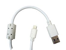 кабель usb 2а орбита ps-91 (для iphone5/6/7, фильтр) 1,5м/10/250  фото